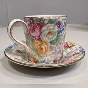 Lord Nelson Porcelain Demitasse Cup and Saucer